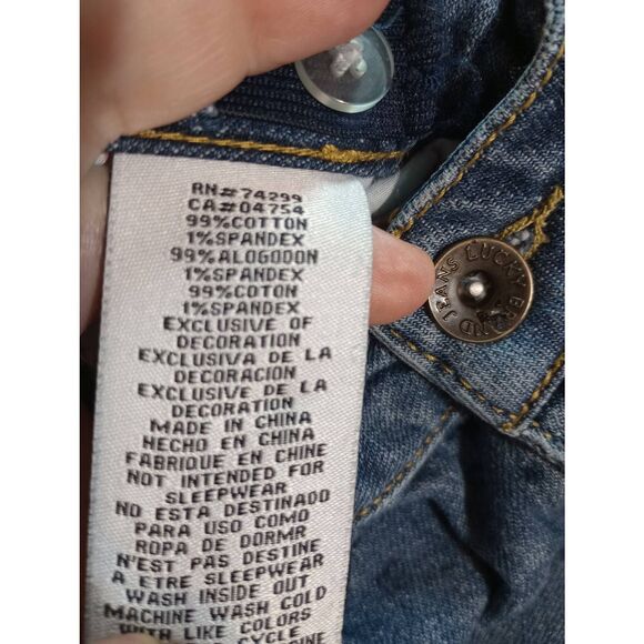 Lucky Brand Jeans Girls 12 Zoe Jegging Distressed - Picture 7 of 8